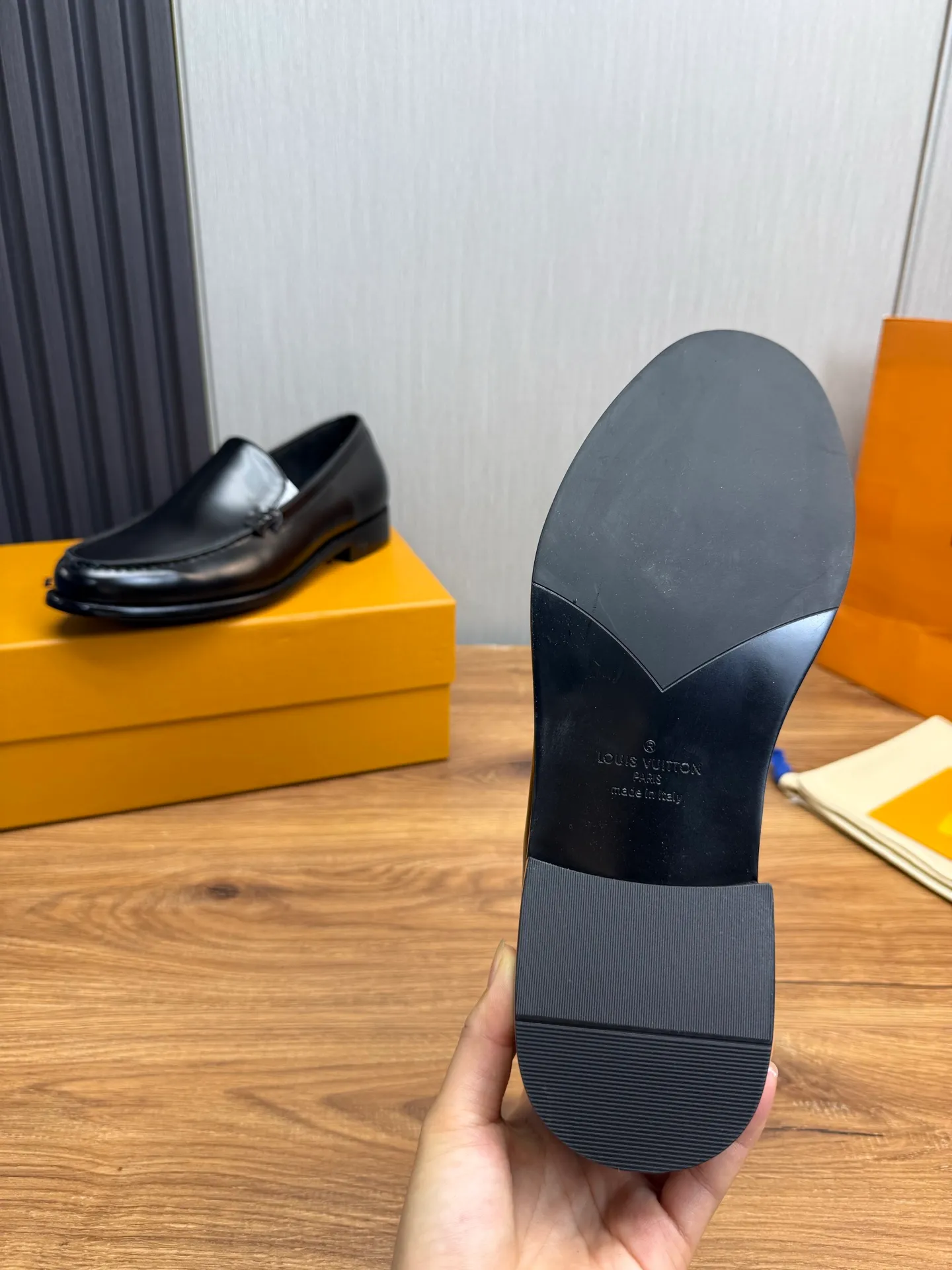 Factory 660💰 LV. Men's business casual leather shoes, all made of imported original brand leather, just to create a more comfortable wearing experience, original non-slip and wear-resistant outsole ✔️16-45 (38.45 non-returnable)